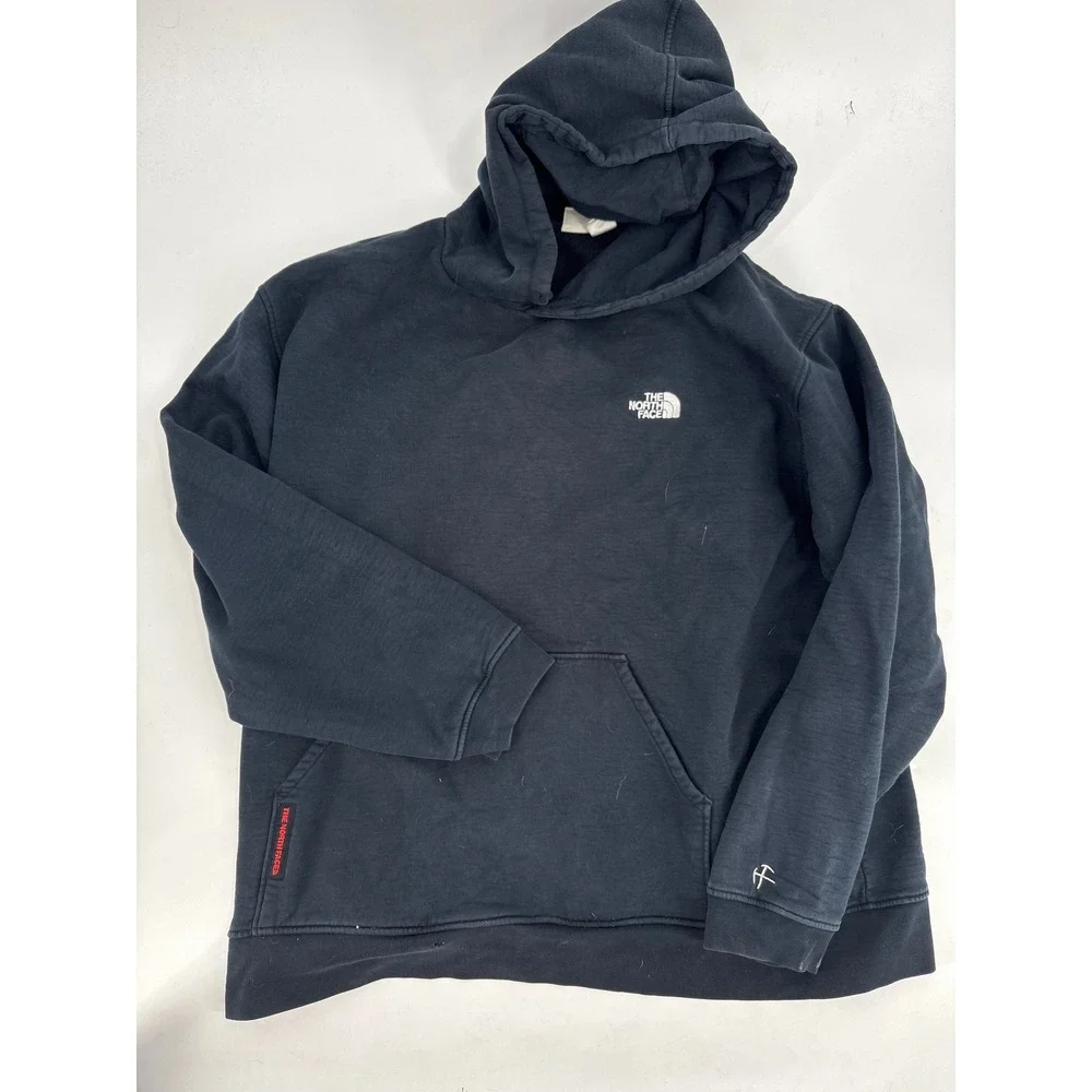 The North Face Mens 3XL Black TNF Logo Patch Pullover Hoodie Sweatshirt Big Tall